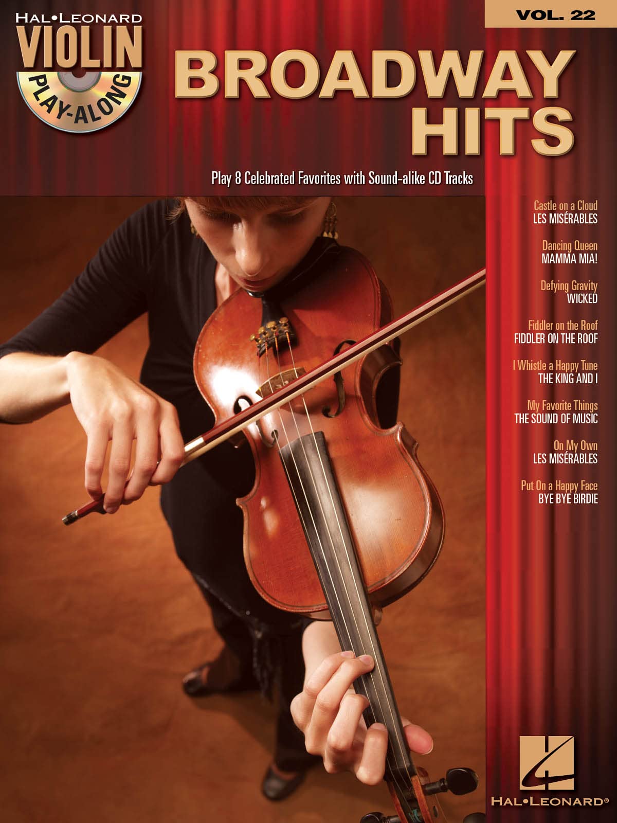 Broadway Hits: Violin Play-Along Volume 22