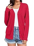 TASAMO Women's Cardigans with Pockets Casual