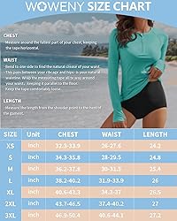 WOWENY Women Rash guard Long Sleeve Swimsuit Top