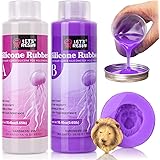 LET'S RESIN Silicone Mold Making Kit 25A, Mold Making Silicone Rubber Flexible & Firm, Liquid Silicone for Mold Making, Moldi