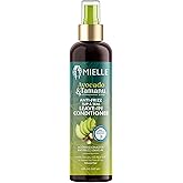 Mielle Organics Avocado & Tamanu Hair Leave In Conditioner Spray for Frizz Control - Smoothing Detangler & Anti Frizz Treatment for Dry, Damaged Styles - Nourishes Scalp for Soft, Shiny Strands - 8 oz