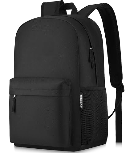 SUPACOOL Casual Laptop Backpack for Men and Women, Work backpack, Black Backpacks, College School Backpack for Boys and Girls, Lightweight Travel Back Pack(Black) : Electronics