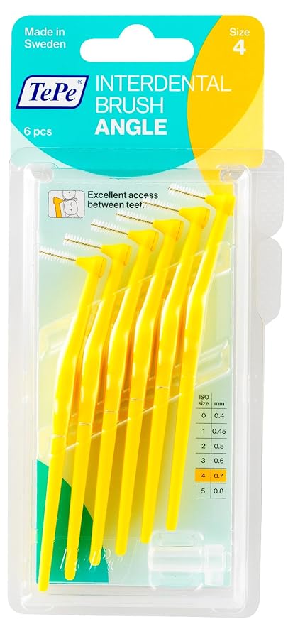 TePe - Cepillos para cuidado interdental, 0,7 mm, 2 paquetes de 6
