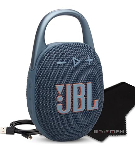 JBL CLIP5 Bluetoothスピーカー　ブルー Amazon.com: JBL Clip 5 Bluetooth Speaker and divvi! Protective