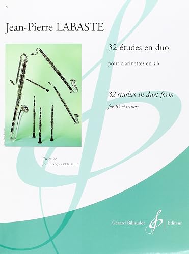 Download 32 Etudes en Duos pour clarinettes en si bémol PDF