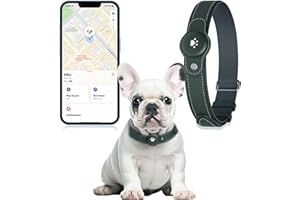 BONSO 2-in-1 GPS Tracker for Dogs: Smart Collar with Real-Time Location, No Monthly Fee, Unlimited Range (iOS Only) GPS Tracker Dog Collar- Ideal for Small, Medium Large Dogs(Tracker Included) (Green)