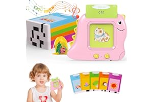 Tyholoo Easter Basket Stuffers for Toddler Girl Toys Speech Buddy Flashcards Preschool Learning Toys Audible Educational Device Talking Flash Cards Sensory Toys for 2 3 4 5 Year Old Easter Gifts