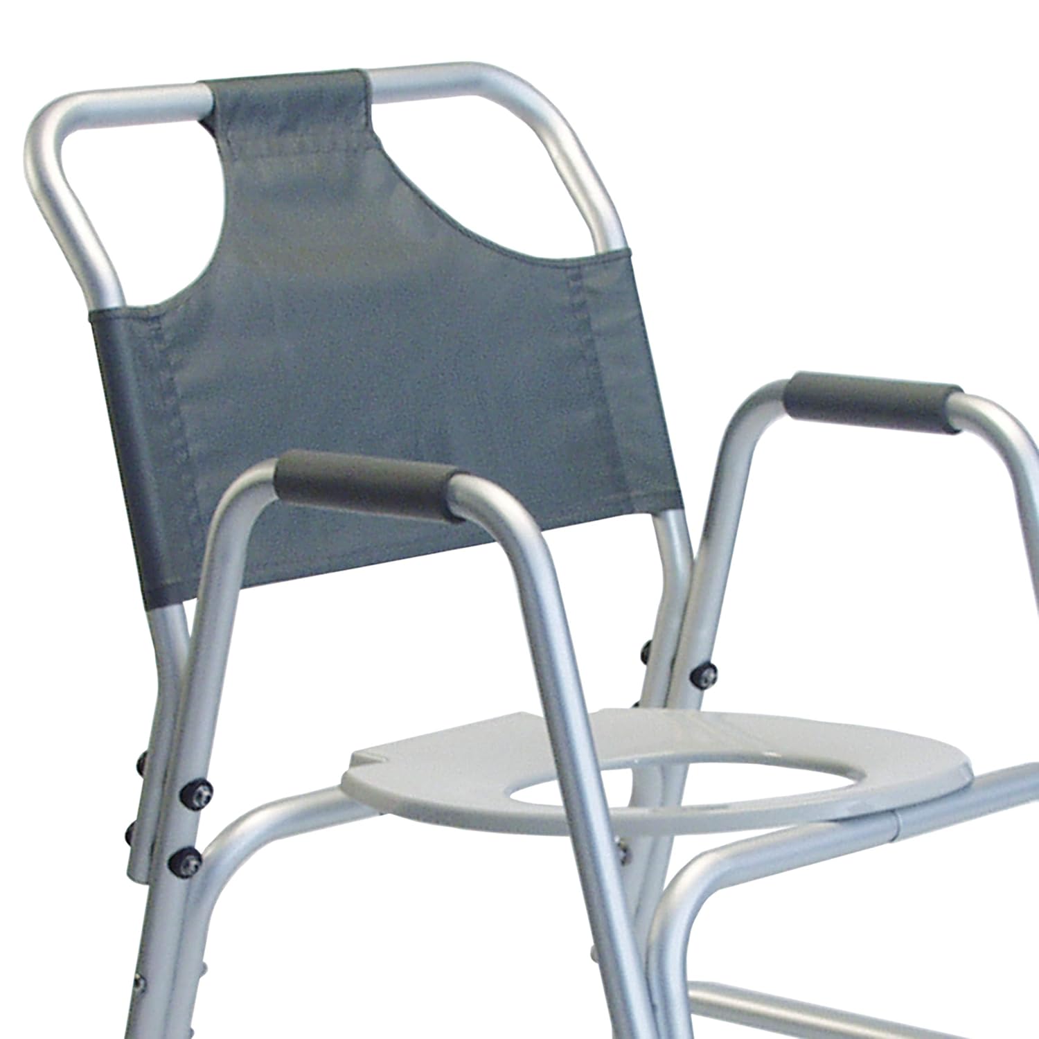 Lumex Deluxe Shower Transport Wheelchair with Footrests - Waterproof Design & 5" Wheels - 7915A-1: Industrial & Scientific
