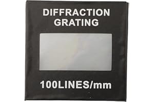 ZYNCUE Holographic Diffraction Grating for Spectrum Decomposition, 20-2000nm Wavelength Range, 50/100/300/600 Lines, Optical 