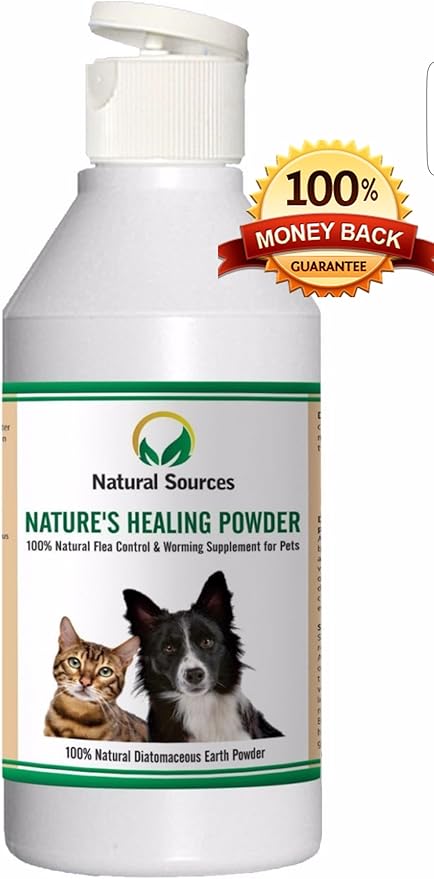 Soin Naturel En Poudre Par Natural Sources Traitement En Poudre 100 Naturel Contre Les Puces Pour Chiens Chats La Literie Et La Maison Sans