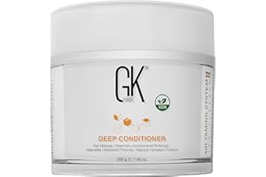 GK HAIR Global Keratin Deep Conditioner Masque (7.05 Fl Oz/200 g) Intense Hydrating Repair Treatment Mask for Dry Damaged Color Treated Frizzy Hair Restoration Formula with JOJOBA Seed Oils
