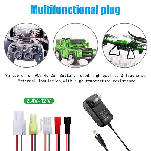 RC Car Battery Charger,Airsoft Battery Charger for Nimh/Nicd