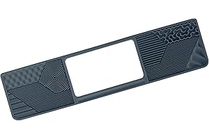 Student ChromebookⓇ Gidget: Silicone Sensory Mat/Palm Rest Compatible with Most Student ChromebookⓇ Models – Textured Fidget Pad for Discreet Focus and Comfort – by Gyre & Gimble