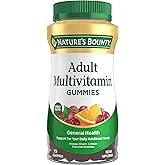 Nature's Bounty Adult Multivitamin Gummies, Vitamin Supplement, Daily Nutritional Needs, Orange, Cherry and Grape Flavor, 75 Gummies