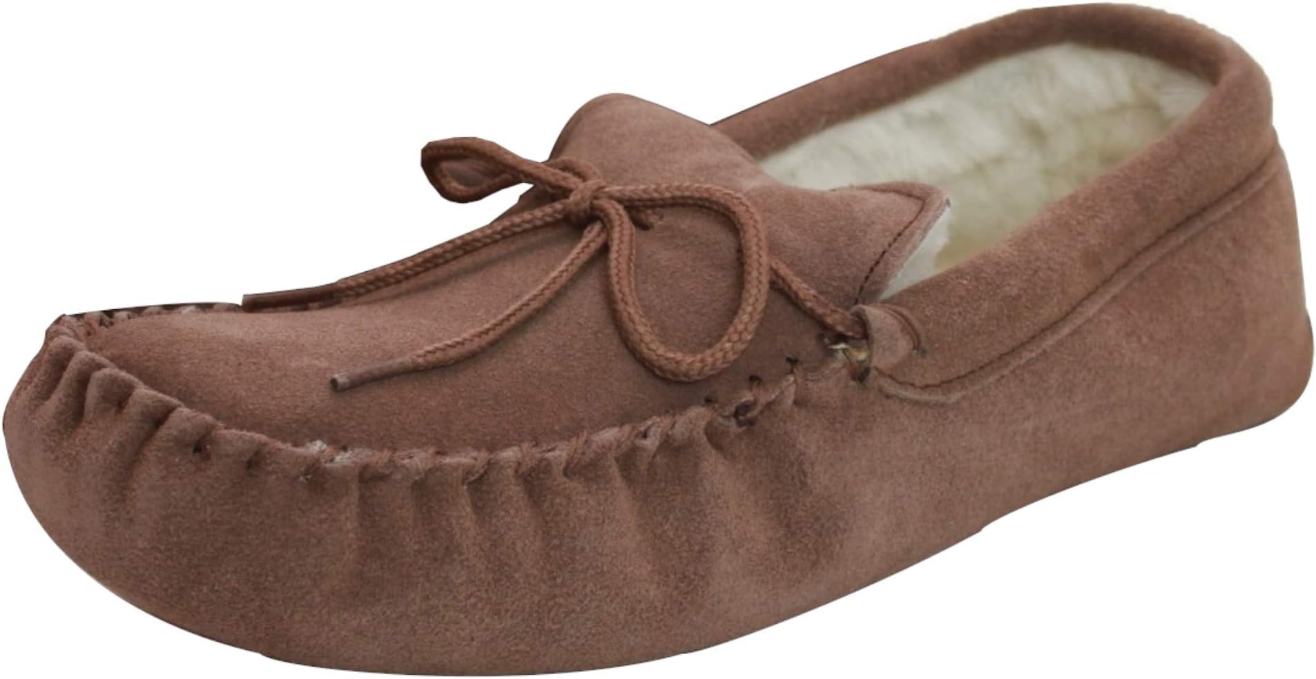 Eastern Counties Leather Unisex Wool-Blend Soft Sole Moccasins