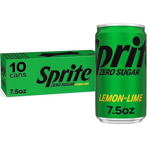 SPRITE ZERO SUGAR LEMON LIME DIET SODA POP...