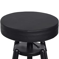 Tromlycs Round Bar Stool Seat Cushion with Elastic