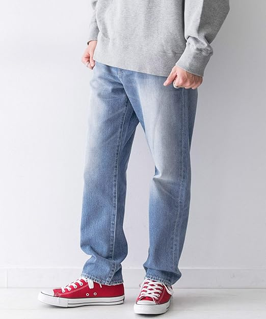 Amazon サニーレーベル パンツ ジーンズ ストレートデニム メンズ