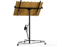 UFURPIE Drywall Lift Panel Hoist 16ft Drywall Lifter Jack Lifter 150lb Weight Capacity Jack Rolling Caster Wheel Sheetrock Drywall Lifts Drywall Tools Construction Tools for Ceiling