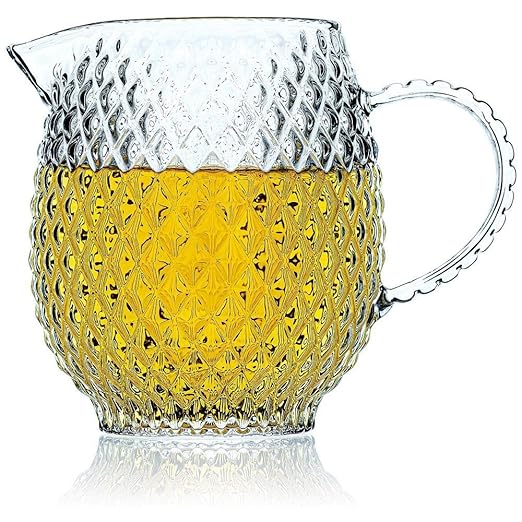 Jarra Vidrio Cristal Para Té - Perfecta Para El Calor O El Frío ...