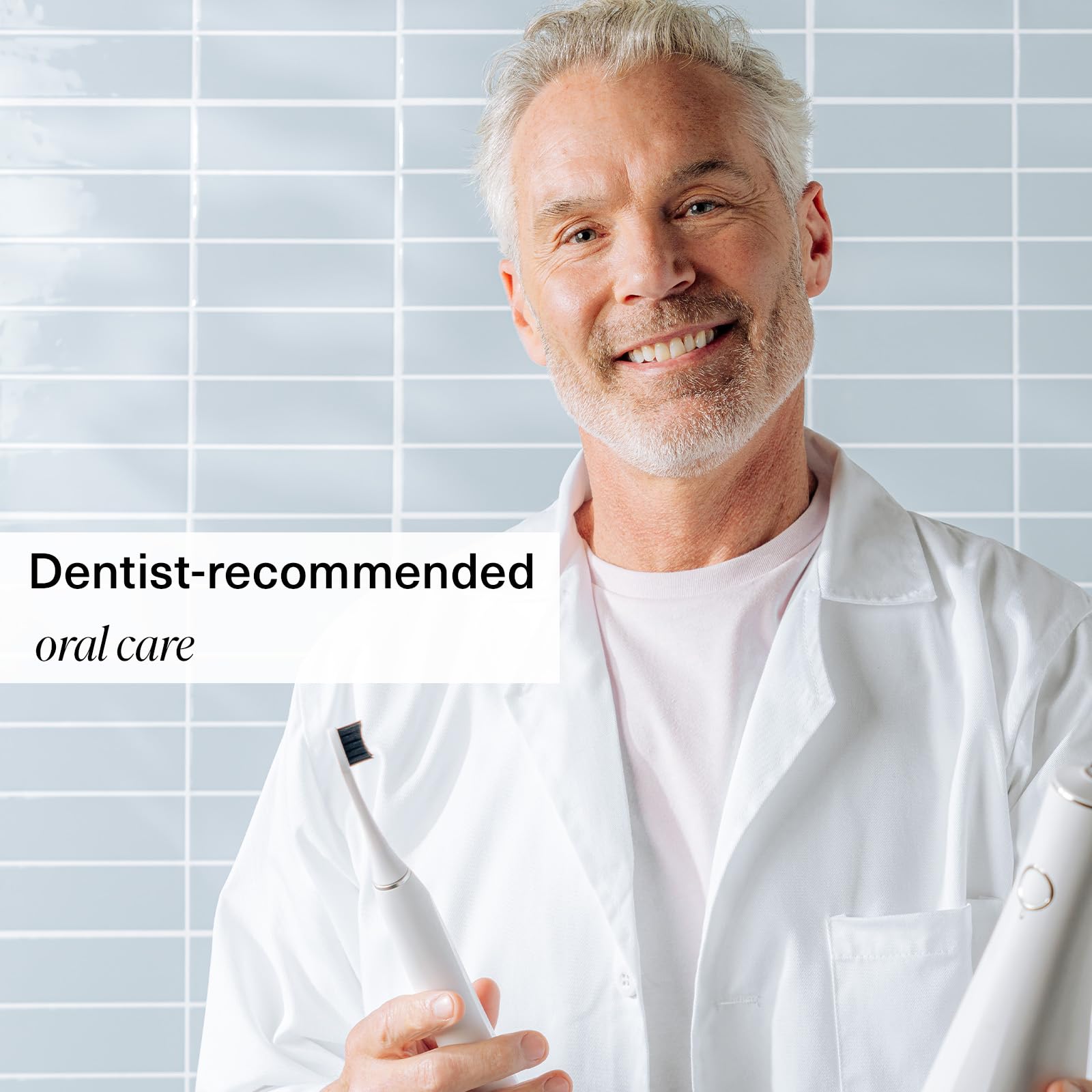 Boka Electric Toothbrush with 2 Heads - Rechargeable Sonic Powered Tooth Brush - Bristles for Deep Cleaning - Dentist Recommended Oral Care - Charging Base with Micro USB (Adults Electric Toothbrush)