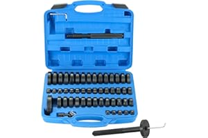 NYXOVA 52-in-1Custom Bushing Driver Tool Set | Transmission Wheel Axle Bearing Race Seal Installer Remover | Bush Removal Puller Bearing Press Tool Kit