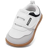 STQ KIDS Toddler Wide Toe Box Shoes Barefoot Sneakers Girls Boys Zero Drop First Walking Running Tennis Grounding Shoes