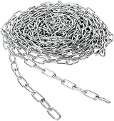JMIATRY 10m 304 Stainless Steel Chain 3mm Heavy Duty Welded Link for Security view 4