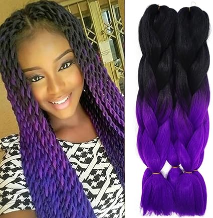 Shangke 5pcs Lot 24 Synthetic Braiding Hair Kanekalon Fiber