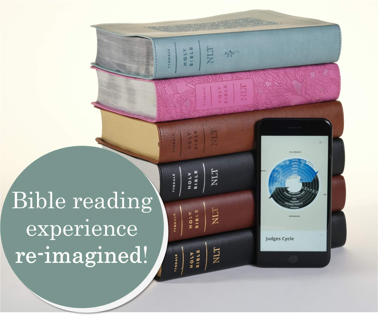 NLT Personal Size Giant Print Bible, Filament Enabled (LeatherLike, Peony Pink, Red Letter): Includes Free Access to the Filament Bible App Delivering ... Notes, Devotionals, Worship Music, and Video