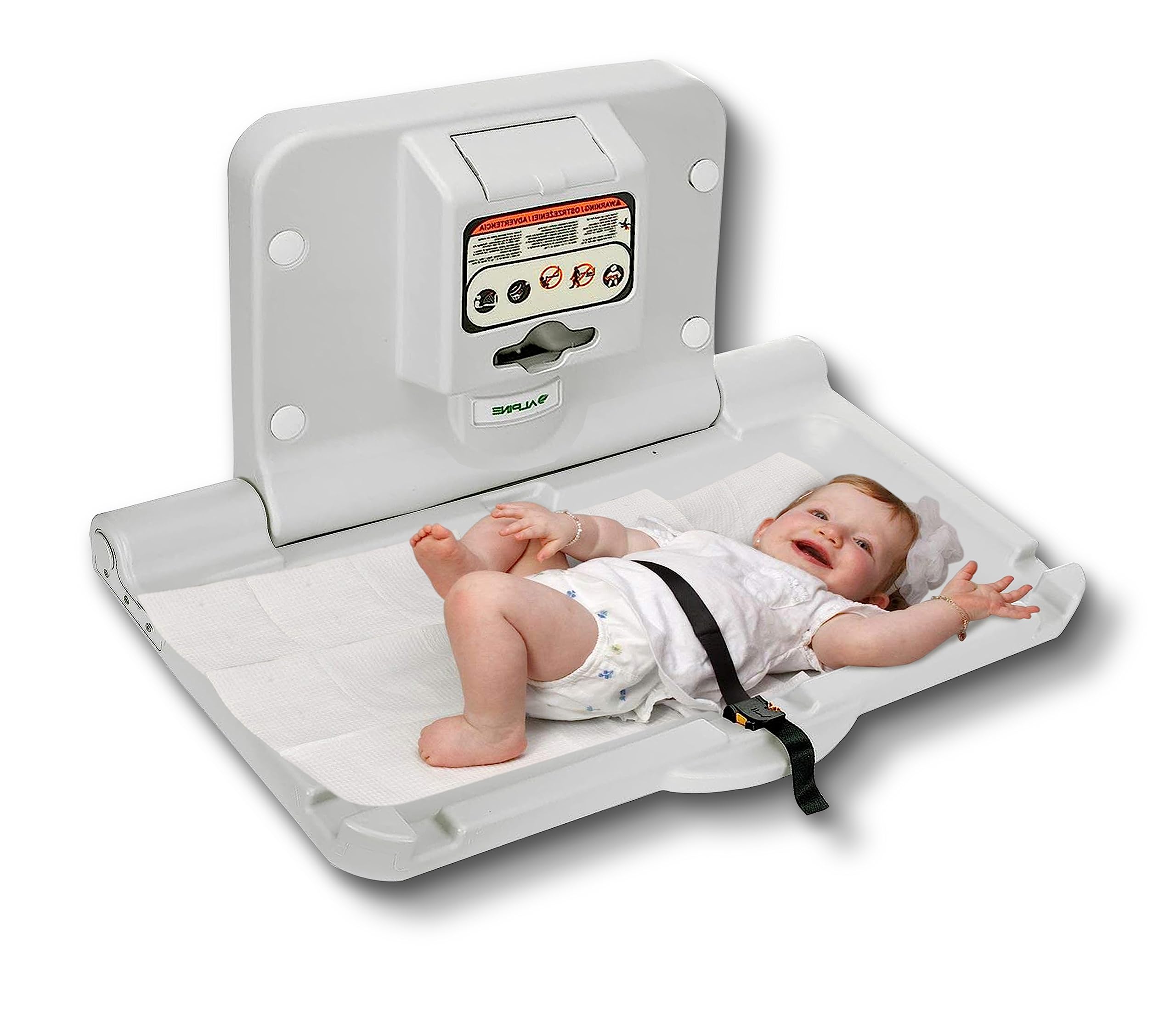 Mua Alpine Wall Mounted Baby Changing Station - Horizontal Baby ...