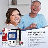 Sinocare Safe Accu2 Blood Sugar Monitor Test Kit 50 Strips 50 Lancets UK view 8