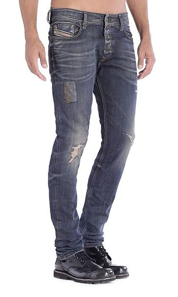 Diesel Herren Jeans Hose Iakop Slim Stretch 0662I