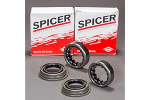 NATIONAL DRIVETRAIN WHEEL BEARING AND SEAL COMPLETE KIT - COMPATIBLE WITH JEEP 90+ YJ TJ XJ DANA 35 REAR AXLE