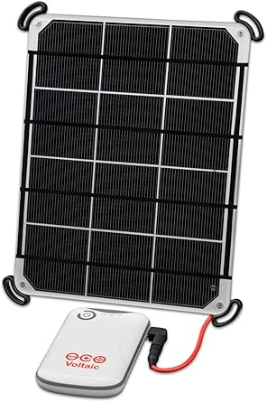 Voltaic Systems 6w Solar Panel Kit With External Battery Pack 4000mah Silver