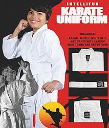 IntelliFun Karate Uniform with Belt for Kids
