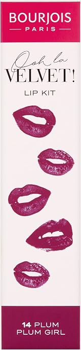 Bourjois Lip Kit Lipstick Liner 06 Plum Purples Velvet Matte 8.8g view 1