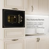 Klarstein Victoria 20 Built-in Microwave Retro 800W Grill 20L Black view 2