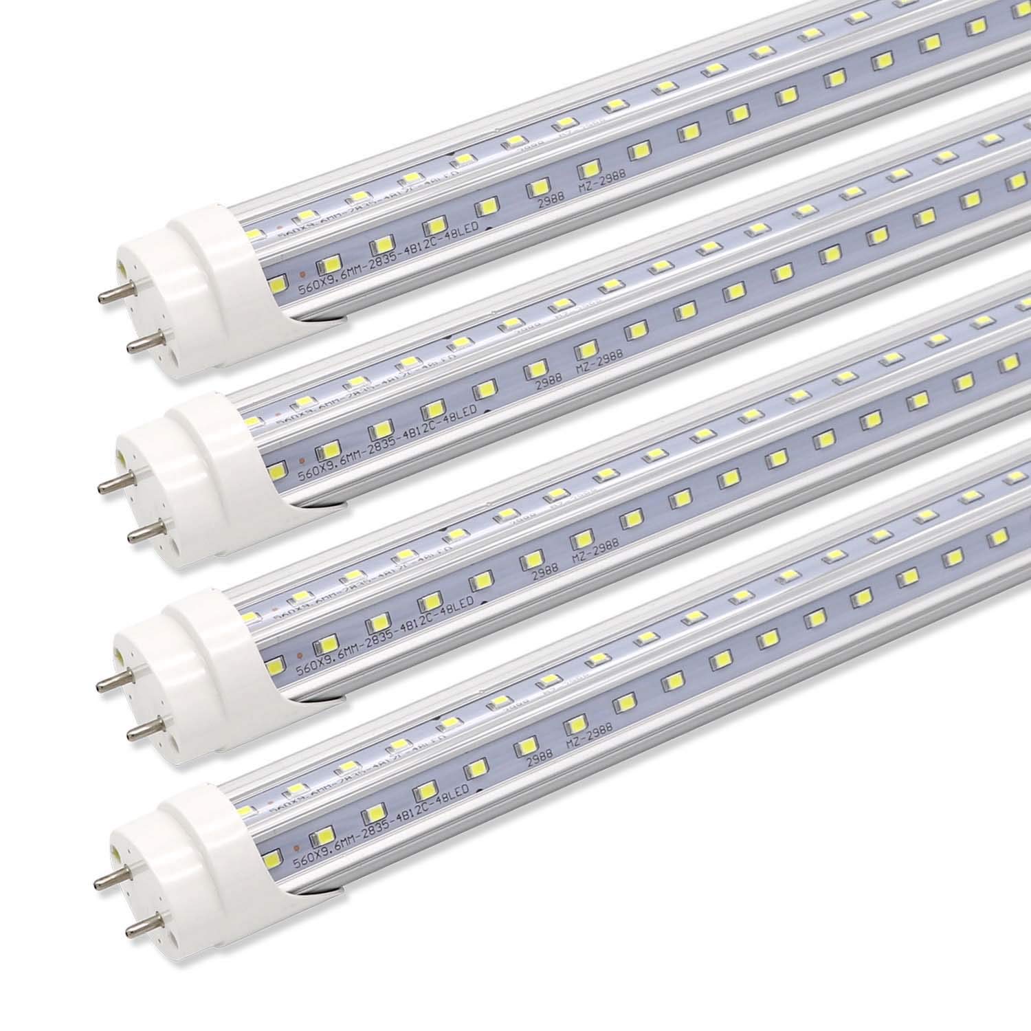 Fluorescent tube light fixture