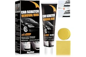 SIXCAR Car Scratch Repair Paste,Car Scratch Remover,2024 Car Scratch Repair Paste Polishing Wax,Premium Scratch Remover Kit with Wipe & Sponge for Vehicles for Deep Scratches (1PC)