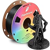 Polymaker Panchroma Galaxy PLA Filament 1.75mm, Galaxy Black 3D Printer PLA Filament 1kg - Twinkling 3D Printing Filament, Dimensional Accuracy +/- 0.03mm (0.6mm Nozzle Required)