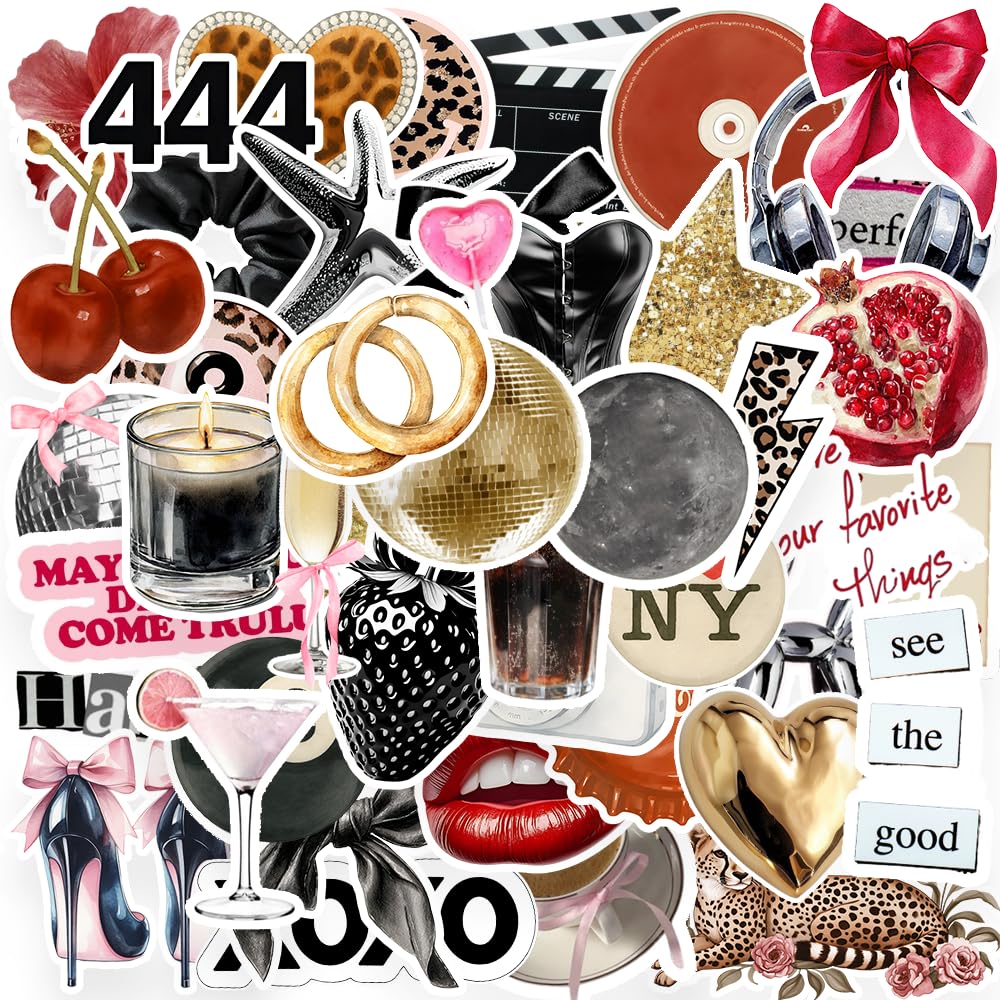 Photo 1 of 100PCS Y2K Stickers,Cool Girl Aesthetic Stcikers Decals,Waterproof Vinyl Stickers for Water Bottles Laptop Scrapbook