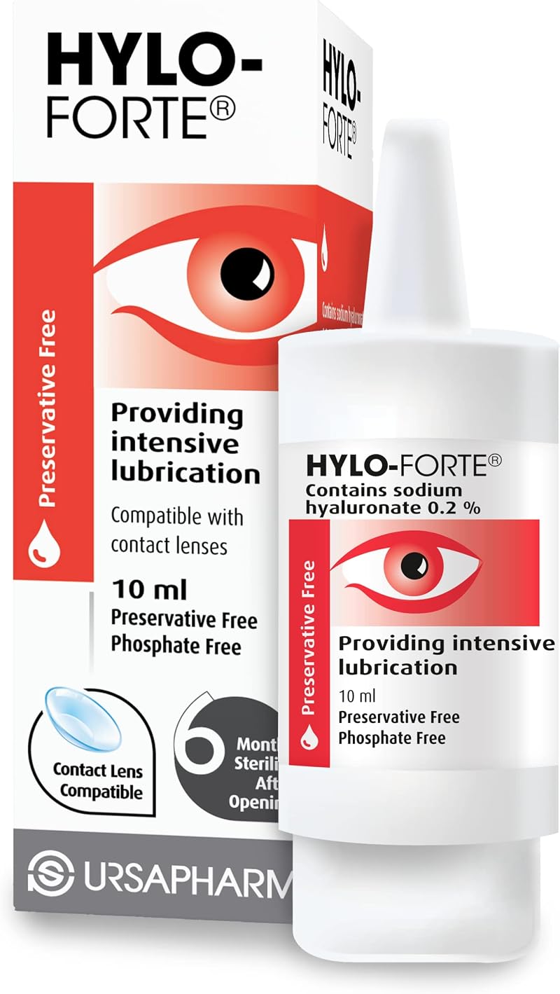 HYLO Forte Preservative Free Lubricating Eye Drops 10ml - HYLO EYE CARE