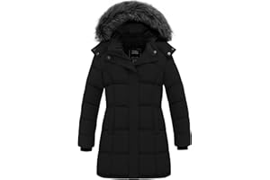ZSHOW Girls' Winter Coat Warm Long Puffer Jacket with Detachable Hood