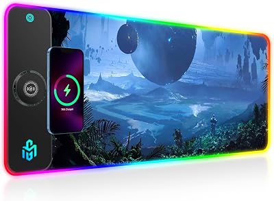 GIM Wireless Charging RGB Gaming Mouse Pad 15W 800x300x4MM Non-Slip