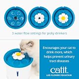 Catit Flower Water Fountain for Cats with LED Nightlight view 5