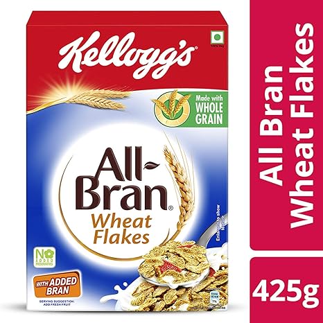 Kelloggs All Bran Wheat Flakes, 425g