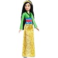 Mattel Disney Princess Toys, Mulan Fashion Doll, Sparkling Look with Black Hair, Brown Eyes & Hair Accessory, Inspired by the Movie Mulan