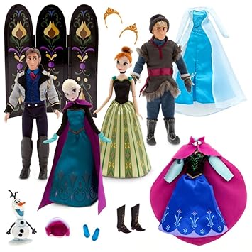 frozen deluxe doll gift set
