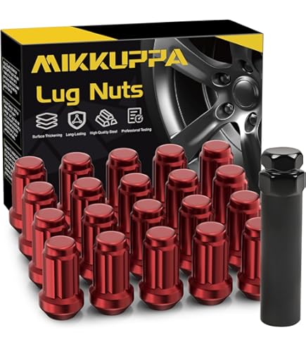 Amazon.com: Full Set of 20 12x1.25 Thread Pitch Red Spline Duplex